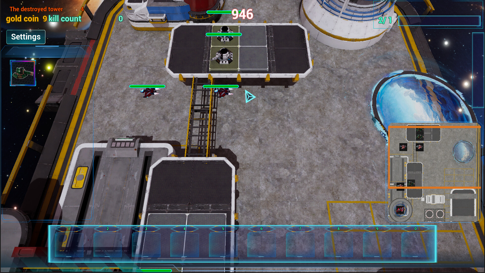 Space Tower Defense screenshot #2