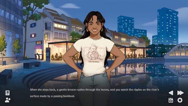 Screenshot of Merry Crisis gameplay showing in-action mechanics