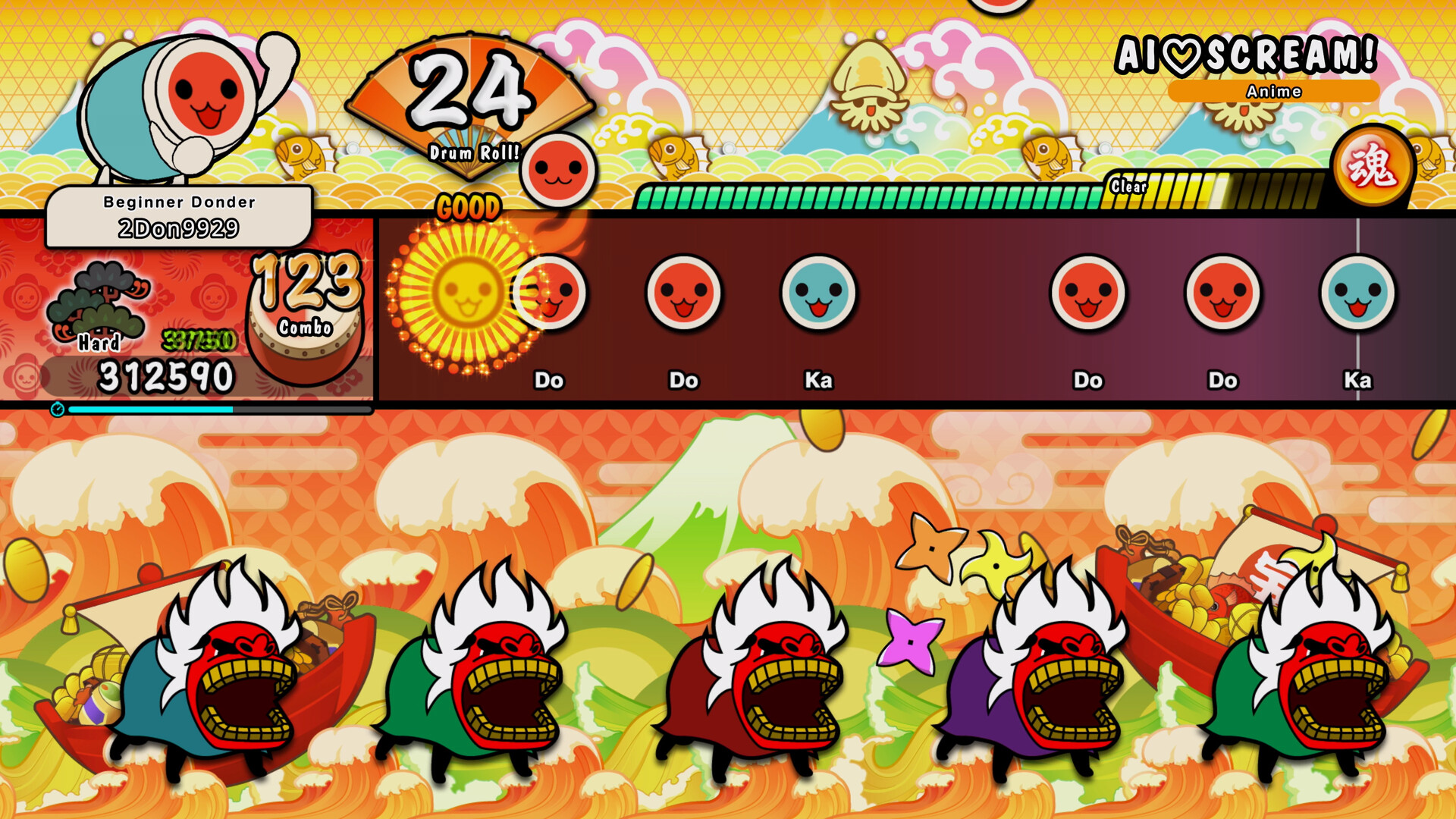 Taiko no Tatsujin: Rhythm Festival - Anime Pack Vol. 6 Featured Screenshot #1