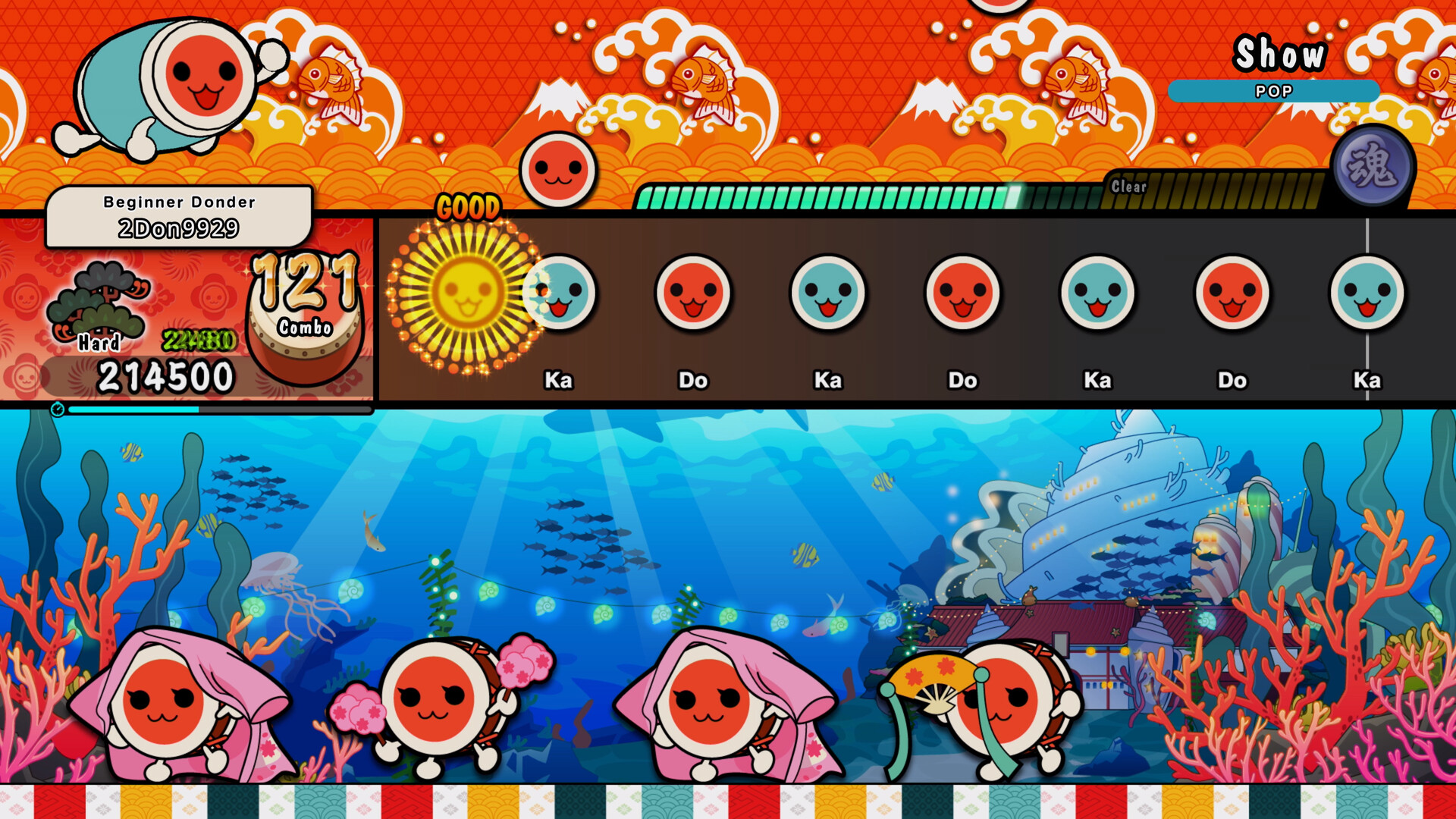 Taiko no Tatsujin: Rhythm Festival - 2020s Pops Pack Vol. 2 Featured Screenshot #1