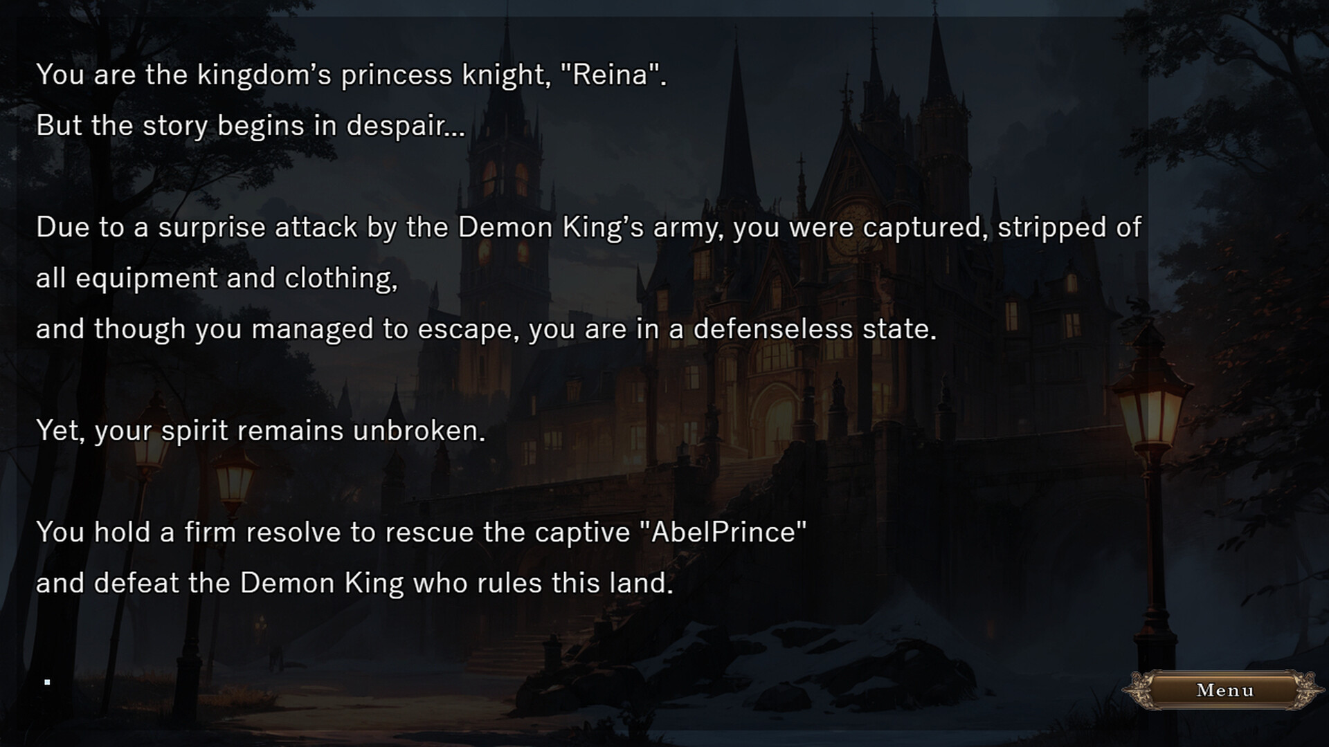 Bare Knightess: To the Dark Lord's Lair screenshot #1