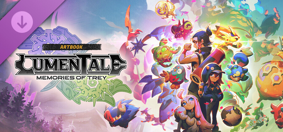 LumenTale - Artbook cover art