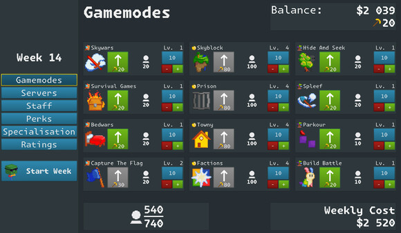 Cube Game Server Boss game for windows Pc 1