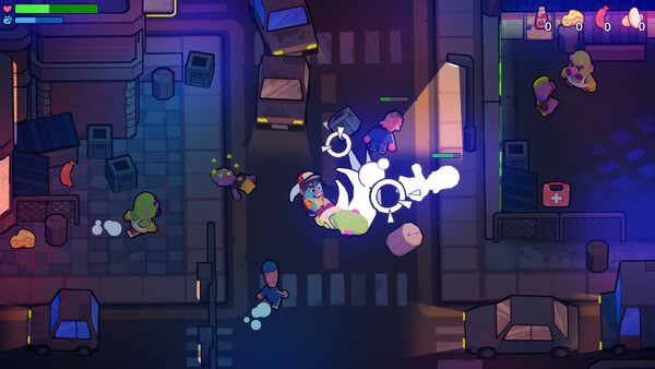 Screenshot 3 of Punch Lunch: Foodtruck Fighter 🥊🍔 - more gameplay footage