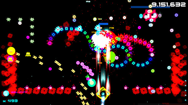 Screenshot z Hyperspace Invaders II: DX