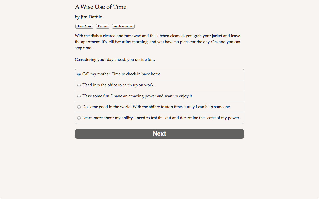 A Wise Use of Time screenshot #2