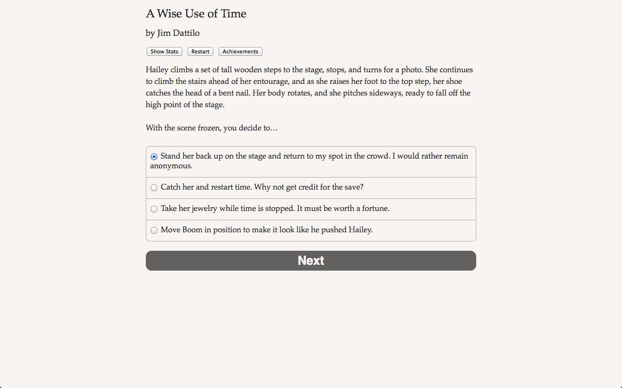 A Wise Use of Time screenshot #1