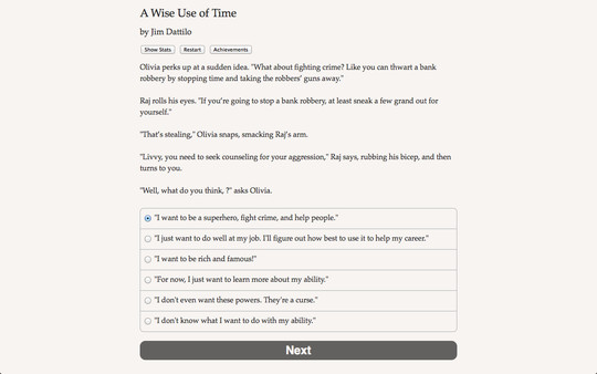 A Wise Use of Time