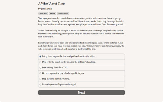 A Wise Use of Time