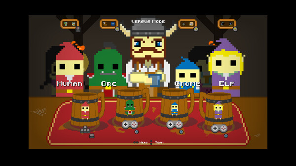 Screenshot of Thirsty Princess gameplay showing in-action mechanics