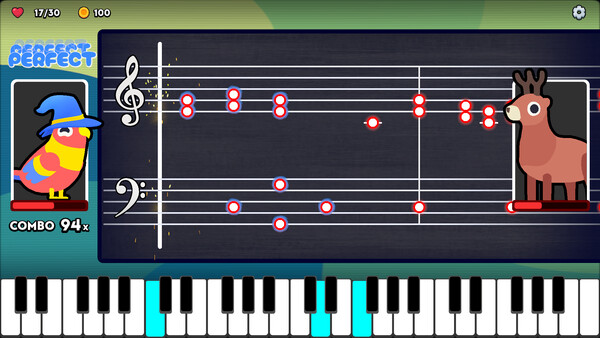 Screenshot of Diatonic gameplay showing in-action mechanics
