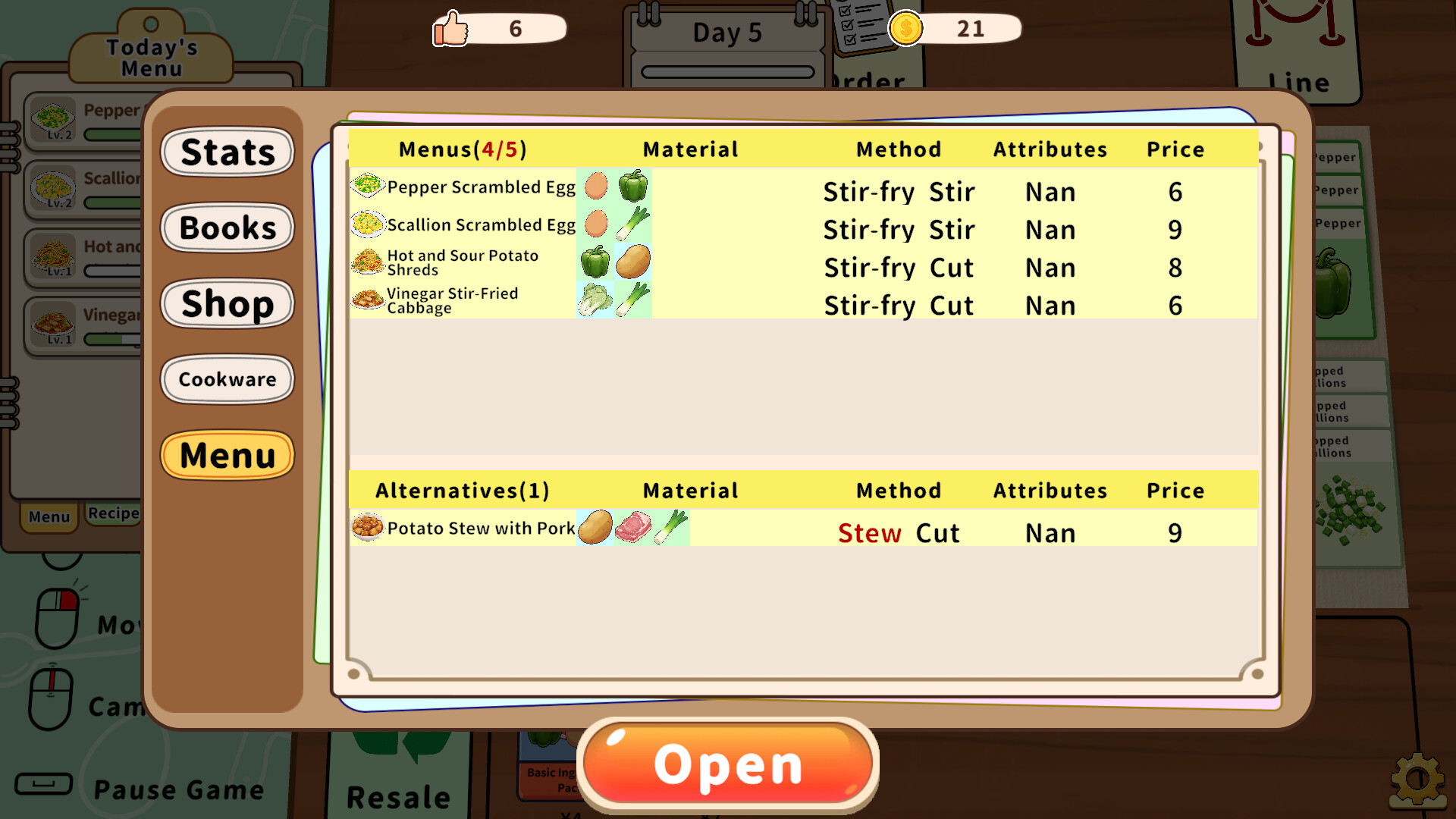 Card Sim: Chinese Restaurant screenshot #1