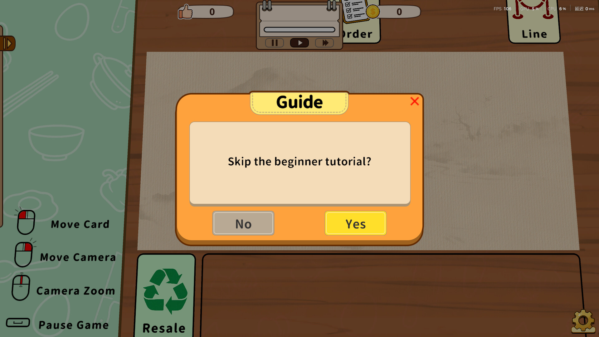 Card Sim: Chinese Restaurant screenshot #2