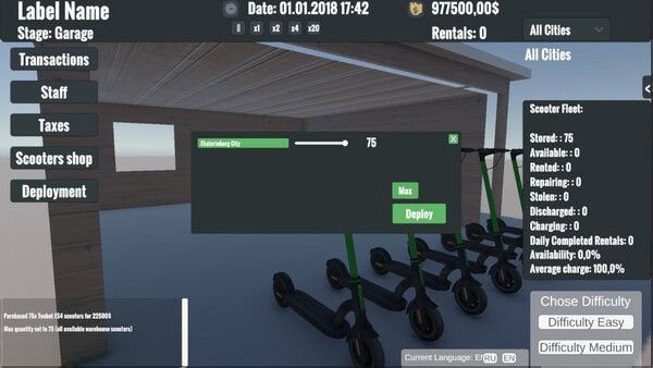 Kicksharing Tycoon screenshot 1