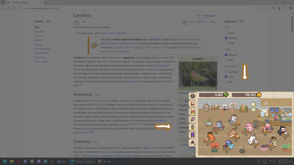 Cafe Cafe: Idle Bird Collector screenshot 1