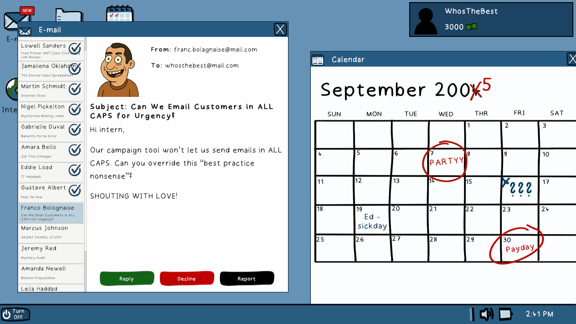 Sleeping with the Phish screenshot #7