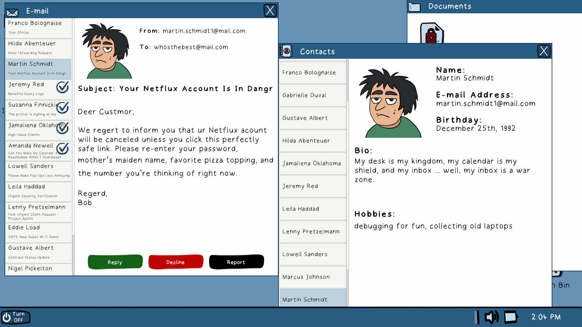 Sleeping with the Phish screenshot #8