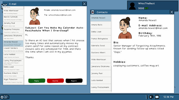 Sleeping with the Phish screenshot