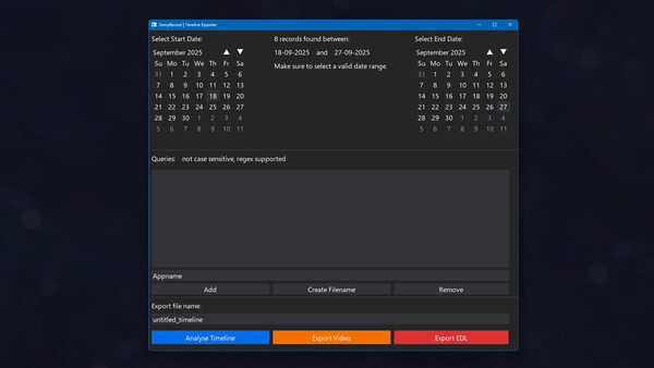 SempRecord screenshot 1