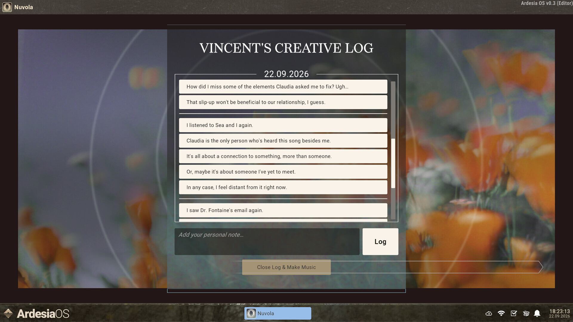Imprinted screenshot 4