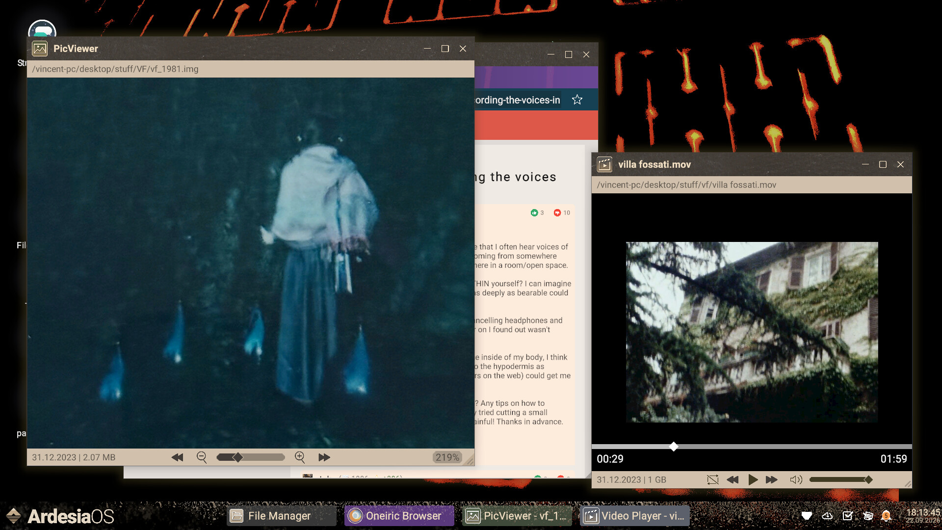 Imprinted screenshot #1