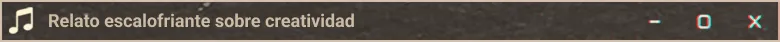Relato escalofriante sobre creatividad
