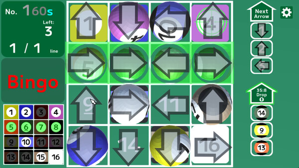 Screenshot 4 of Arrow Bingo - final gameplay screenshot