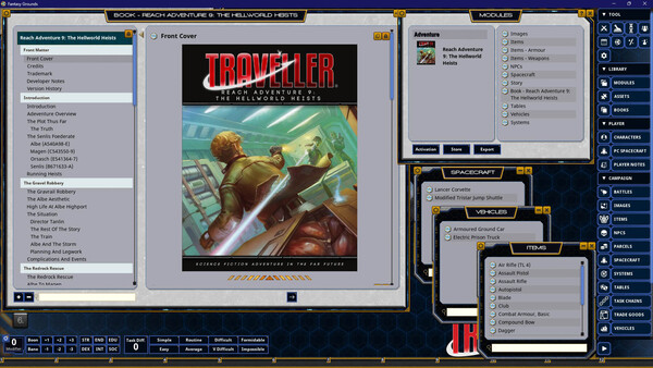 Fantasy Grounds - Traveller - Reach Adventure 9: The Hellworld Heists