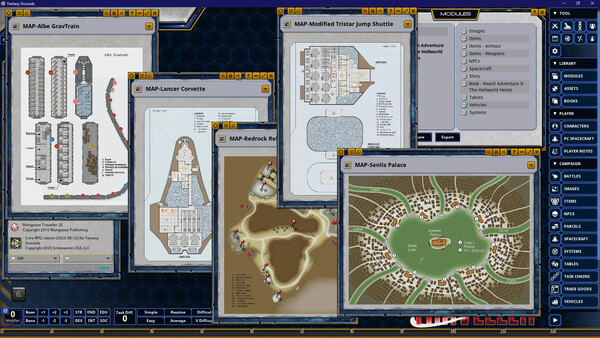Fantasy Grounds - Traveller - Reach Adventure 9: The Hellworld Heists