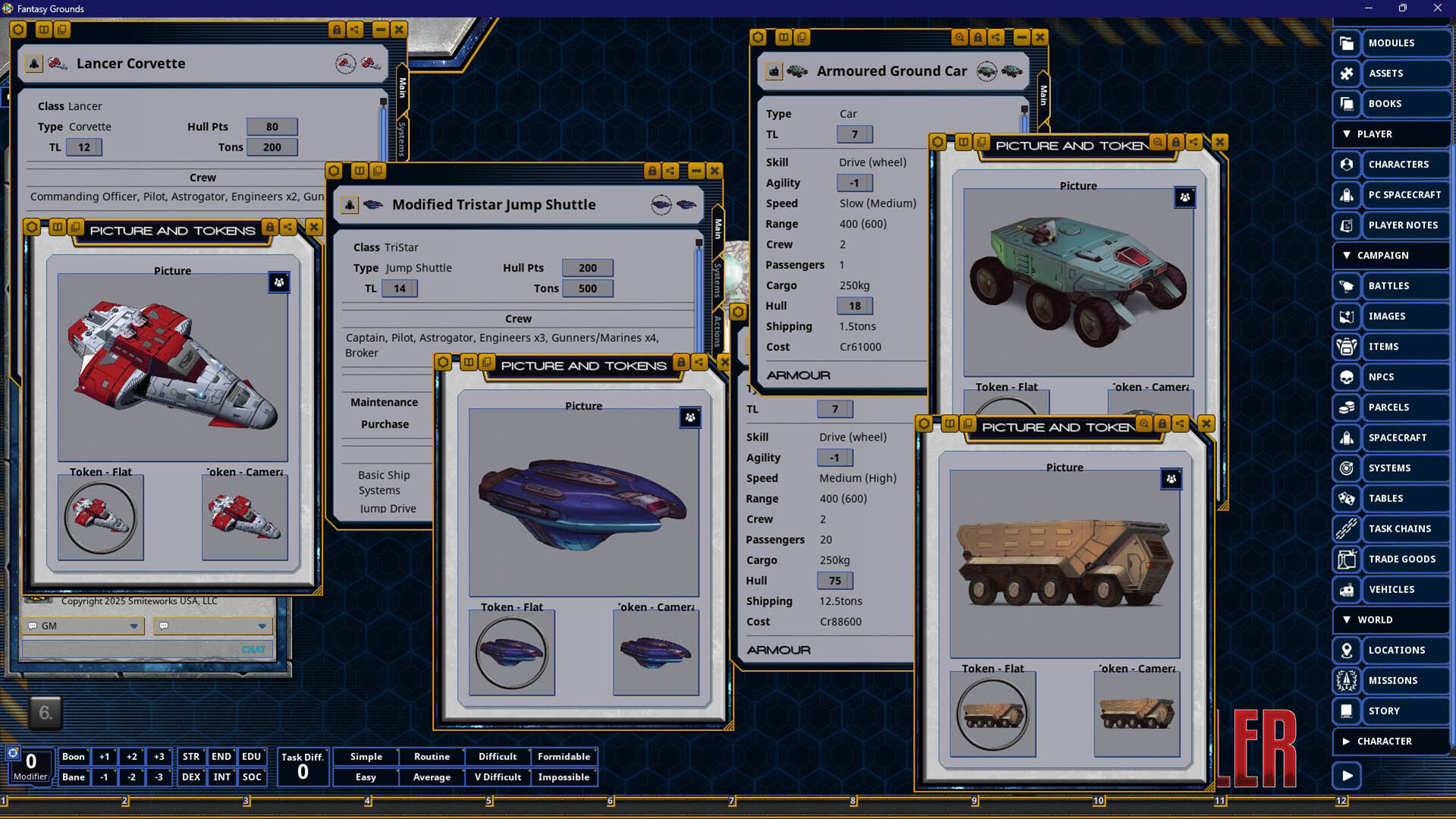 Fantasy Grounds - Traveller - Reach Adventure 9: The Hellworld Heistsのスクリーンショット 1