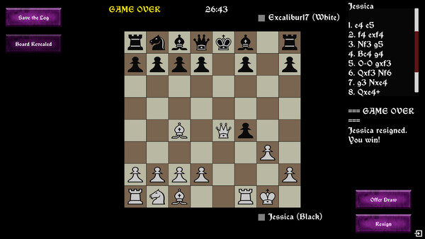 Скриншот из Blindfold Chess