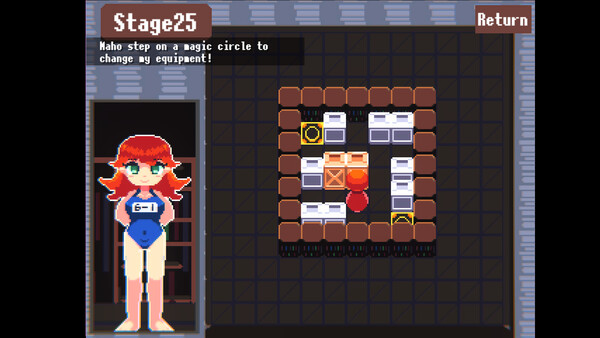 The Witch's Warehouse Management scene