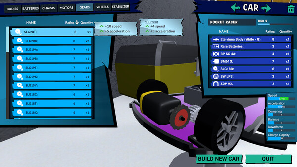 Скриншот 2 из игры Pocket Racer Shop Sim