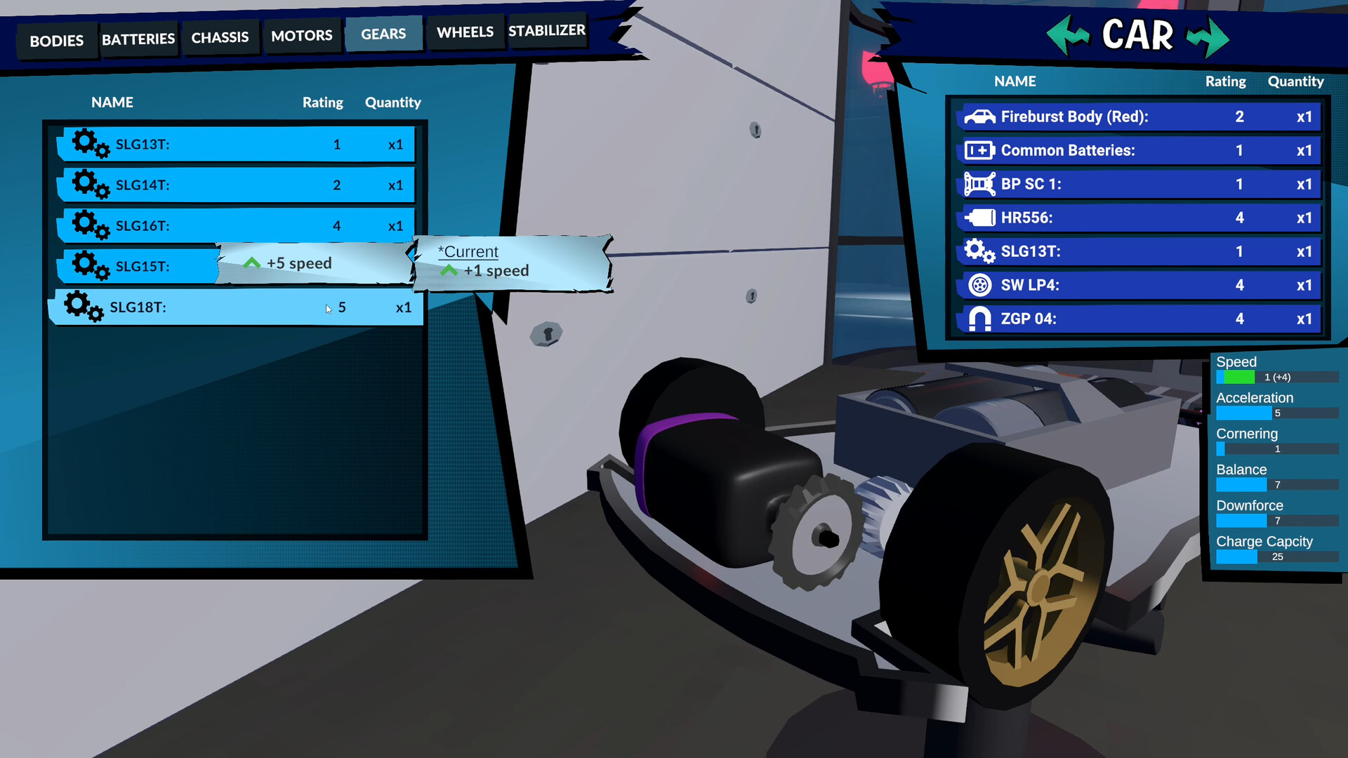 Pocket Racer Shop Sim screenshot #2