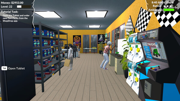 Скриншот 3 из игры Pocket Racer Shop Sim