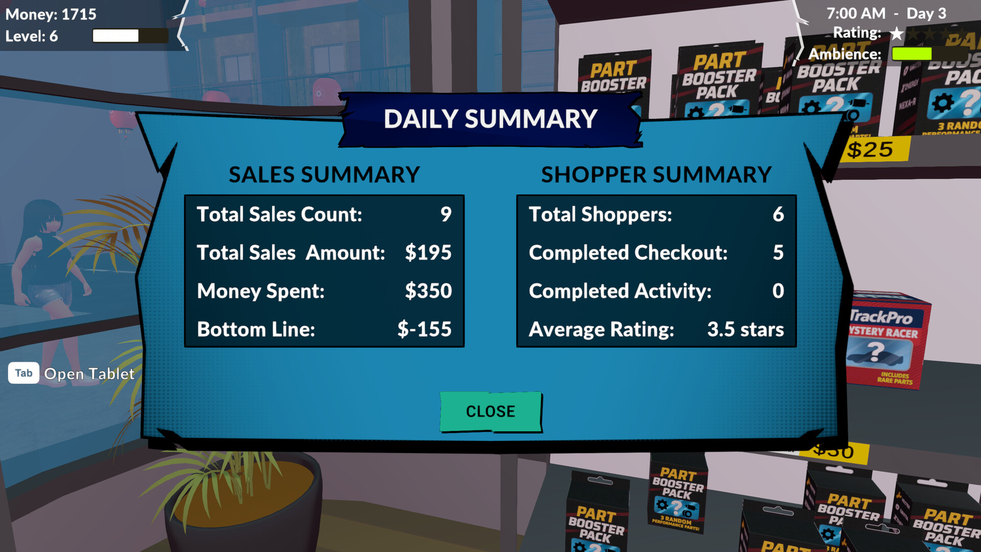 Pocket Racer Shop Sim screenshot #9