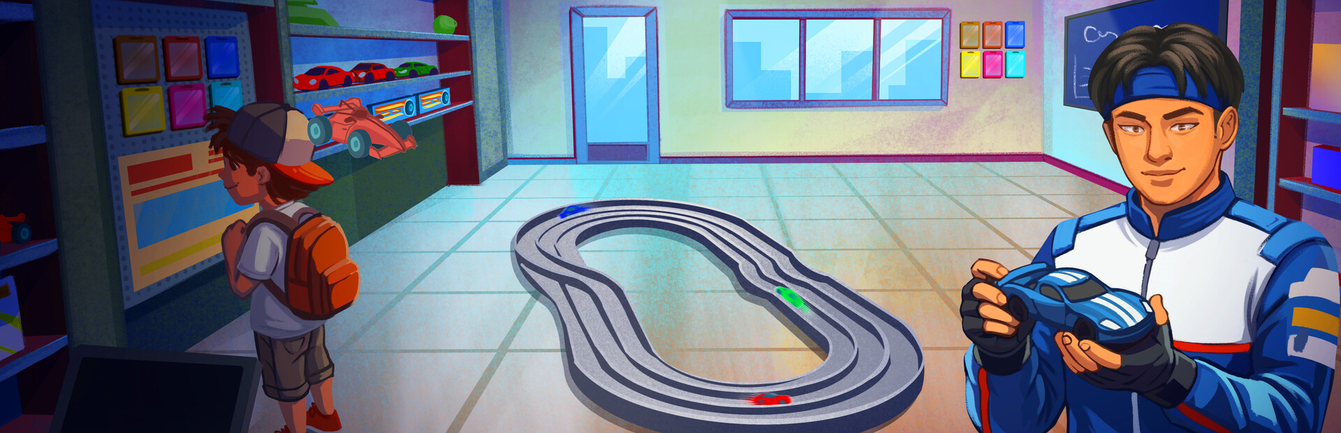 Pocket Racer Shop Sim