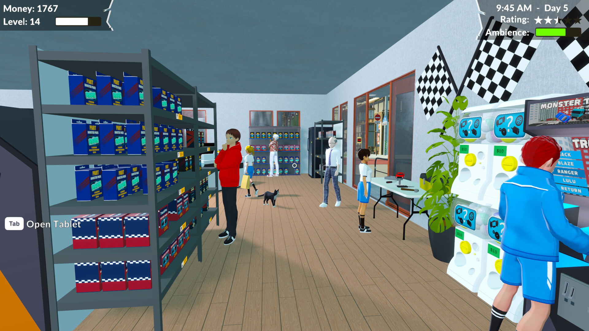 Pocket Racer Shop Sim screenshot #3