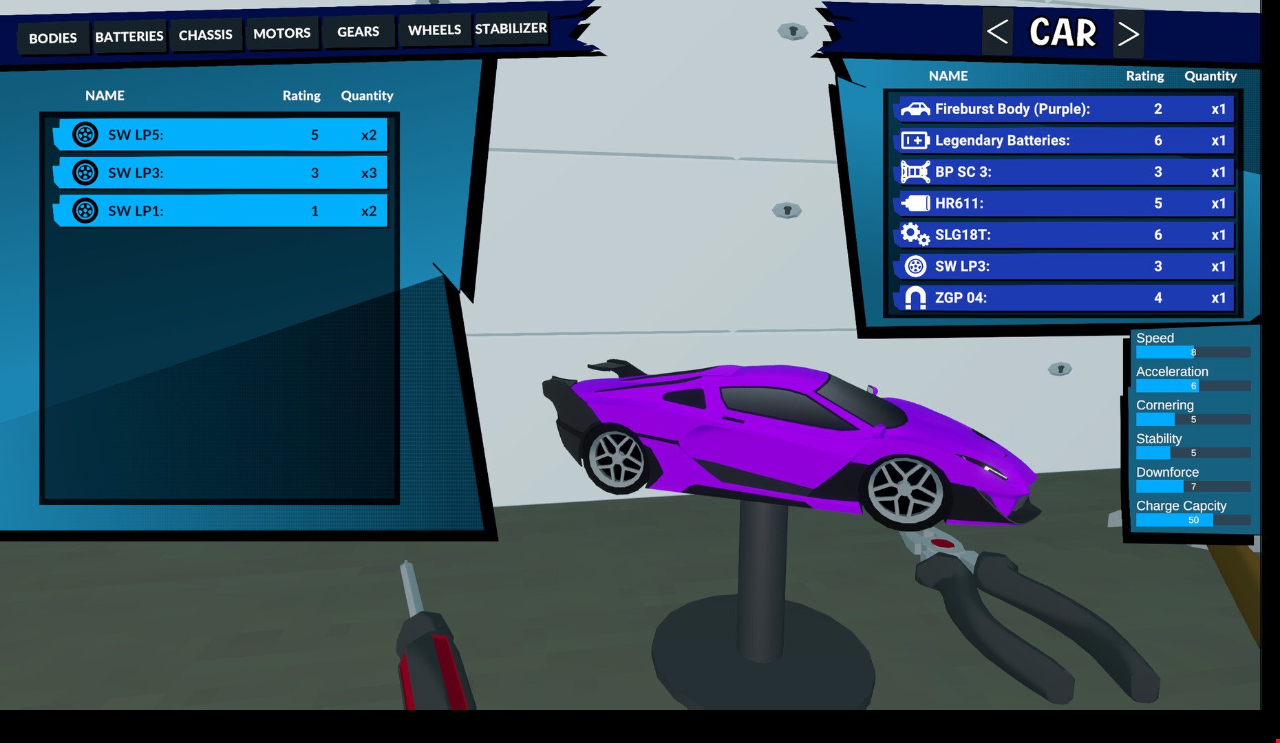Pocket Racer Shop Sim screenshot #3