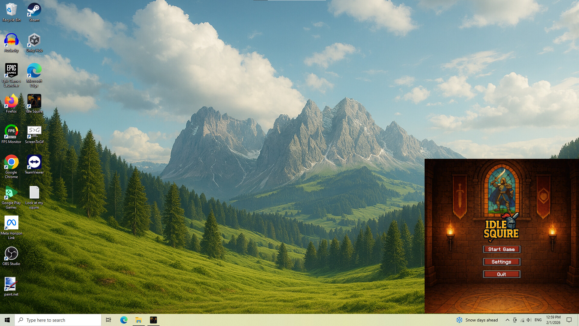 Idle Squire screenshot 1