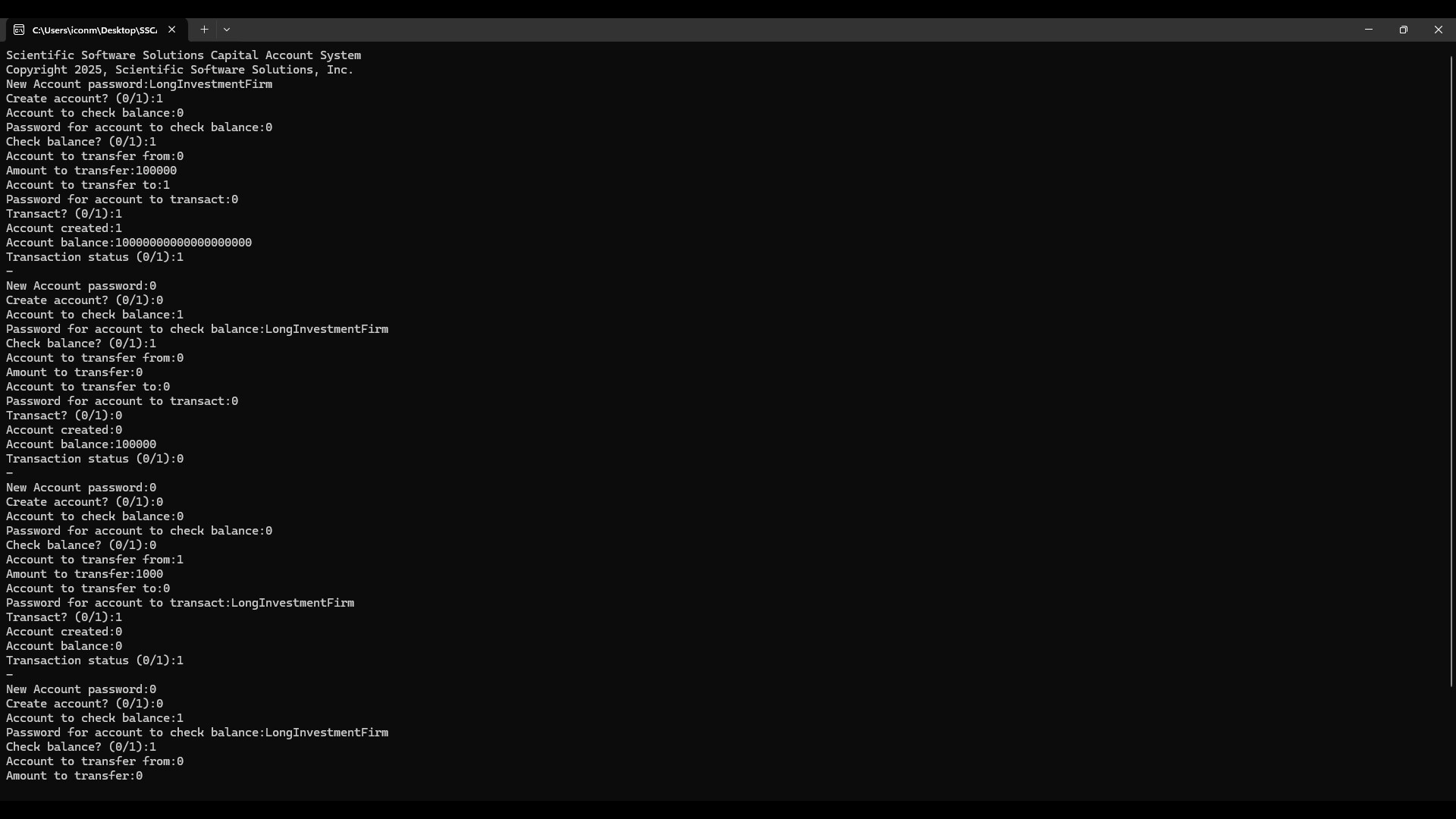 SSSCAS screenshot #2