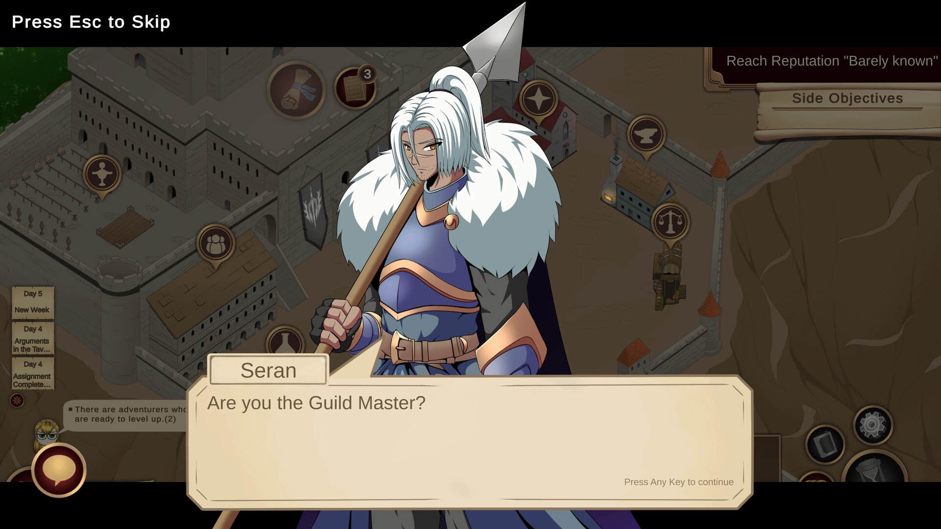 Screenshot of Our Adventurer Guild - Tower of the Wizard King