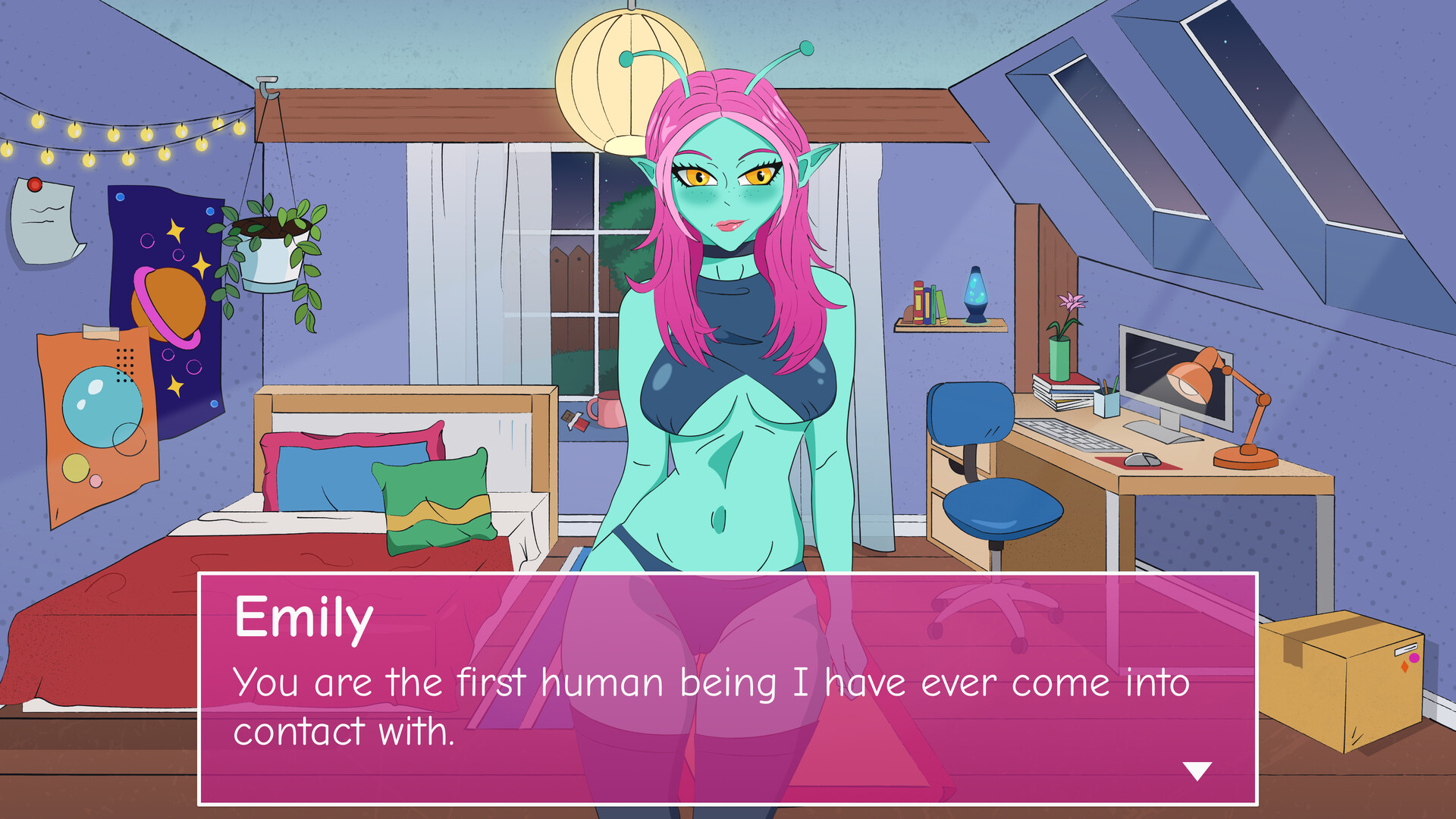 YOUR ALIEN ROOMMATE EMILY screenshot #2