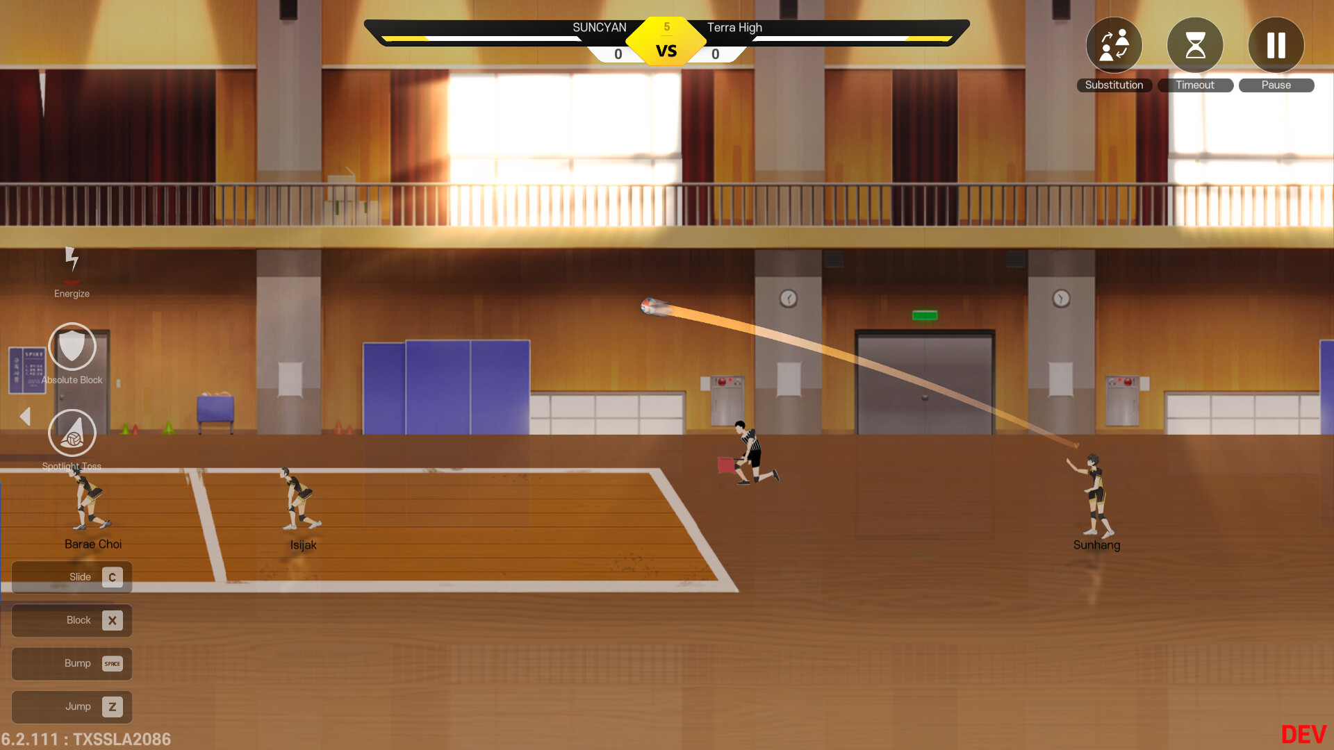 Screenshot of The Spike Cross