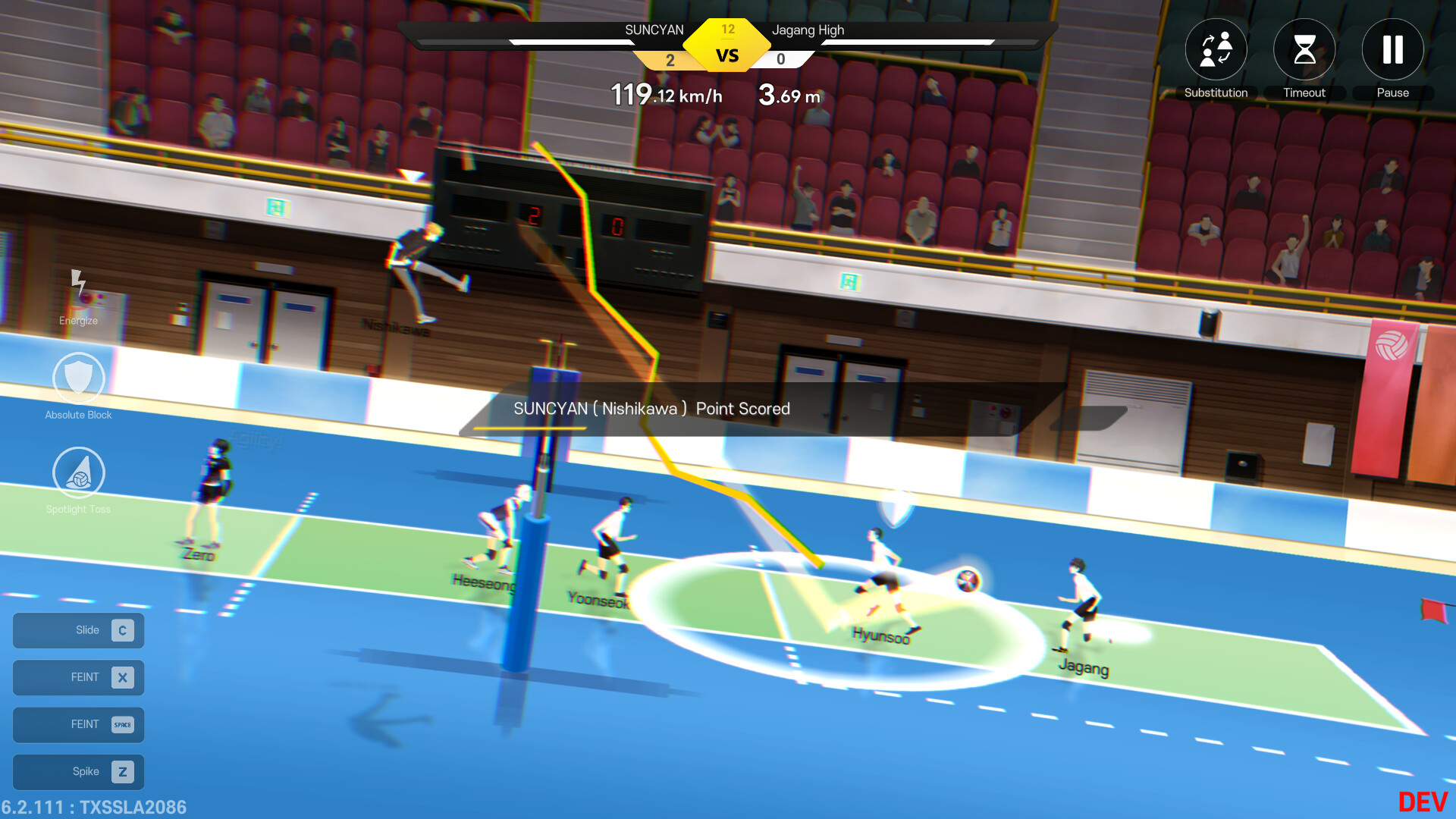 Screenshot of The Spike Cross