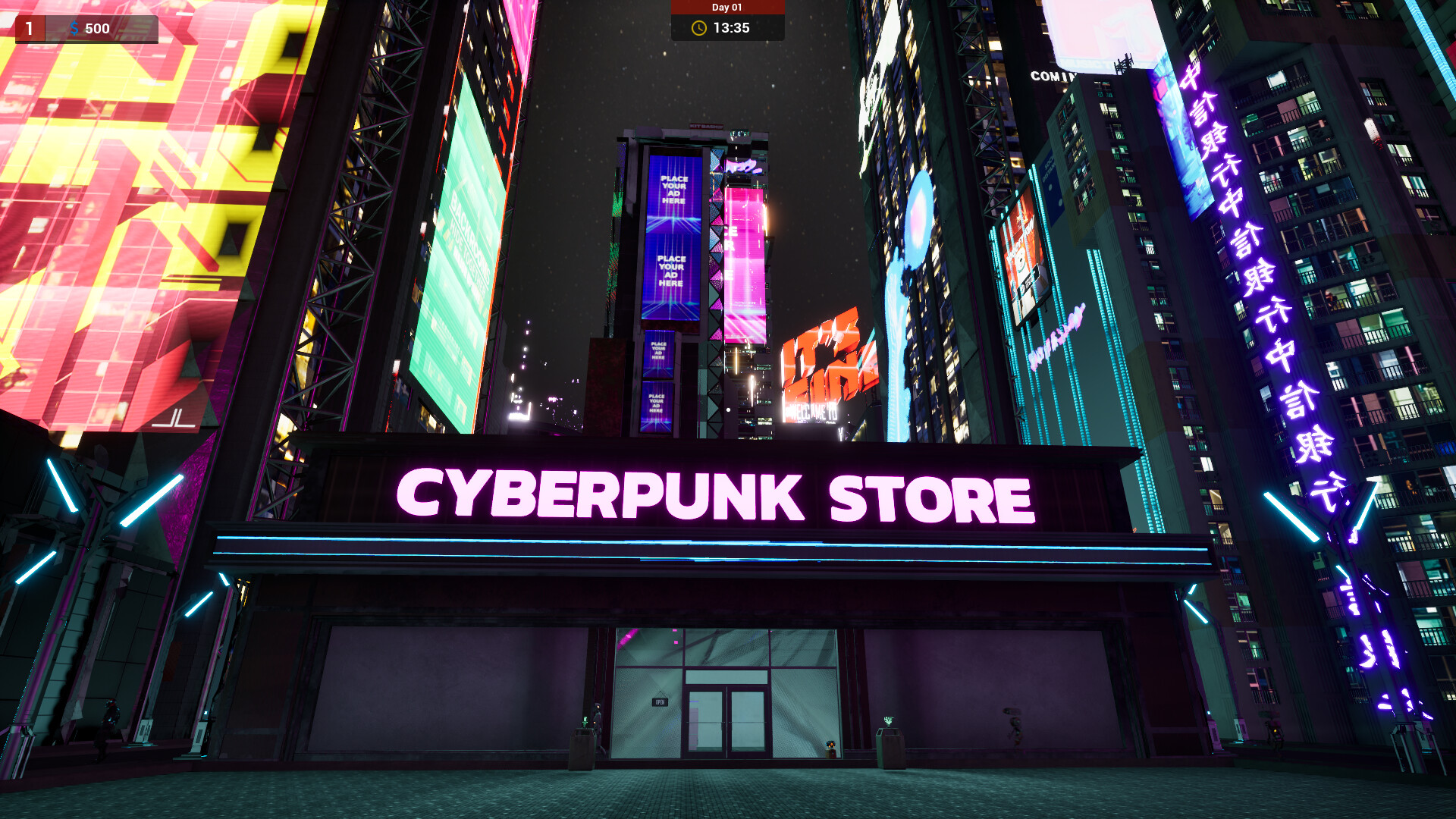Cyberpunk Store Simulator screenshot #1