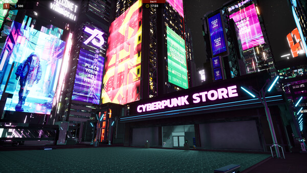 Screenshot 3 of Cyberpunk Store Simulator - more gameplay footage