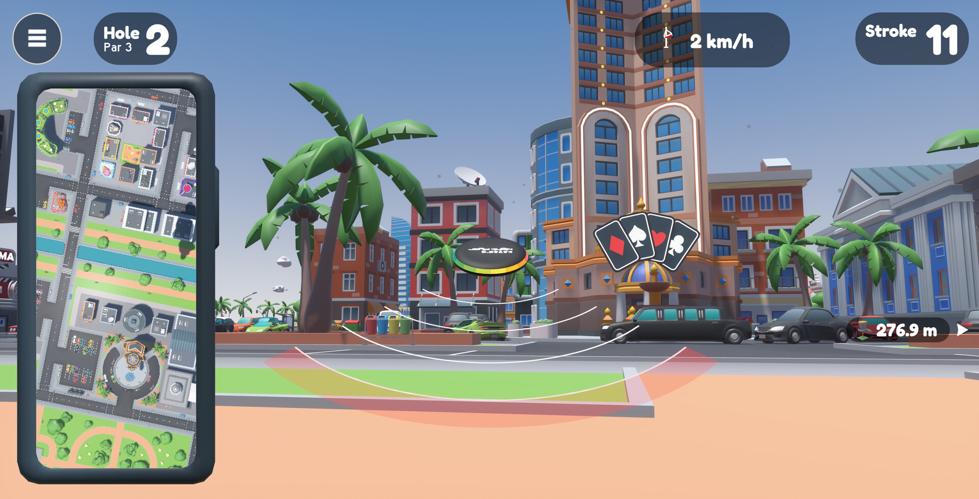 #7. Disc Golf City Demo (Steam) De: Agapo Games