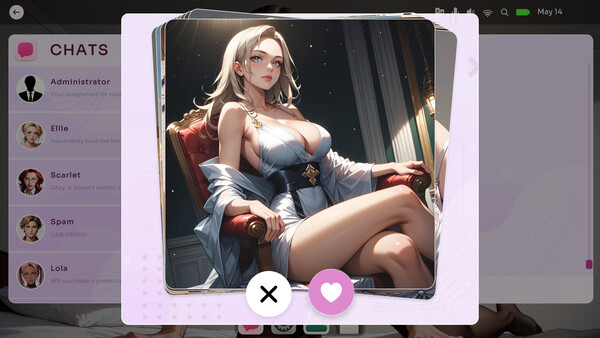 Скриншот из OnlySluts: WAIFU MATCH 