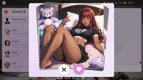 Скриншот из OnlySluts: WAIFU MATCH 